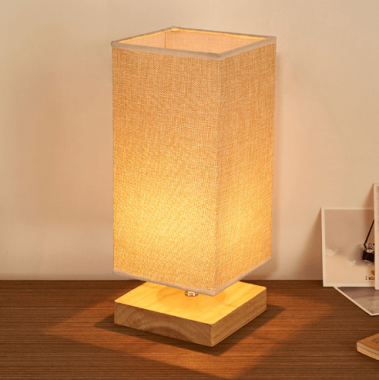 wood square table lamp 11